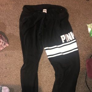 Pink sweatpants